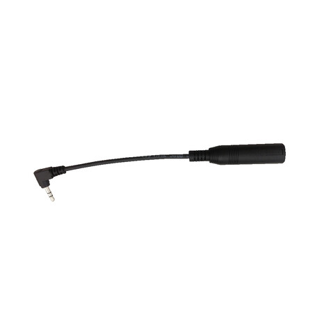 Adapter cable: 3.5 mm jack plug to 6.3 mm jack socket