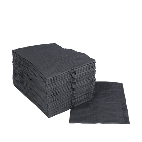 Lap Cloths Black (125 pieces)