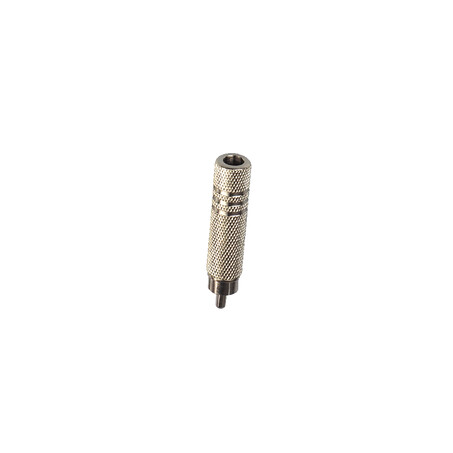 Adapterstecker: Chinch-Stecker auf 6,3 mm Klinkenbuchse