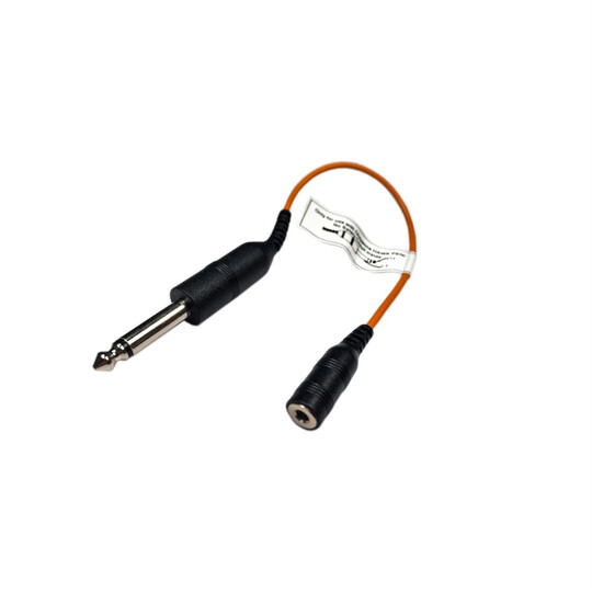 Adapter cable: 6.3 mm jack plug to 3.5 mm jack socket image number null